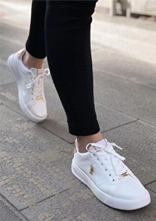 U.s. Polo Assn. Exxy 3Fx Kadın Beyaz Sneaker Ayakkabı