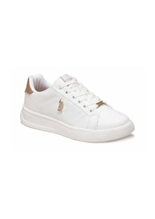 U.s. Polo Assn. Exxy 3Fx Kadın Beyaz Sneaker Ayakkabı