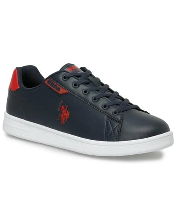 U.s. Polo Assn. Costa 4Fx Erkek Lacivert-Kırmızı (40-45) Sneaker Ayakkabı