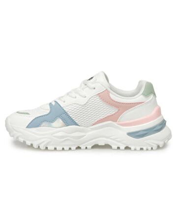 Lumberjack Chuke 4Fx Kadın Beyaz-Mavi-Pembe Sneaker Ayakkabı