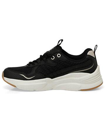 Kinetix Prestige Tx W 5Fx Kadın Siyah-Altın-Beyaz Sneaker Ayakkabı