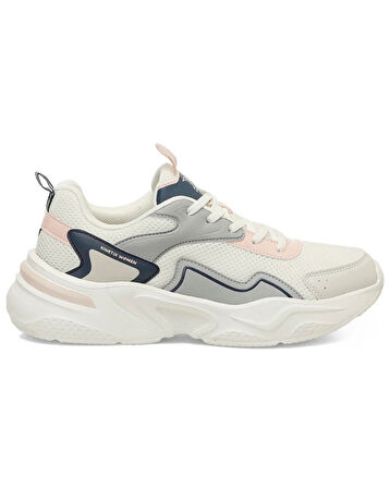 Kinetix Alinda Tx W 5Fx Kadın Ekru-A.Gri (36-40) Sneaker Ayakkabı