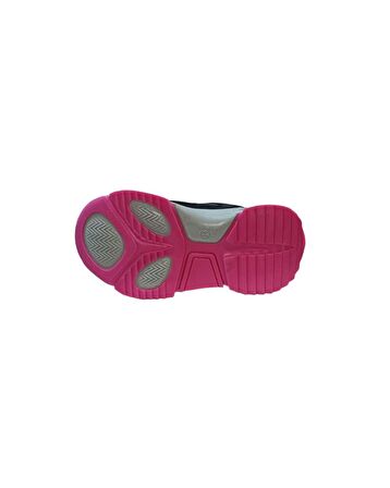 Pepino Kids 1387 Pt. Çocuk (26-30) Siyah-Fosfor-Fuşya Bot