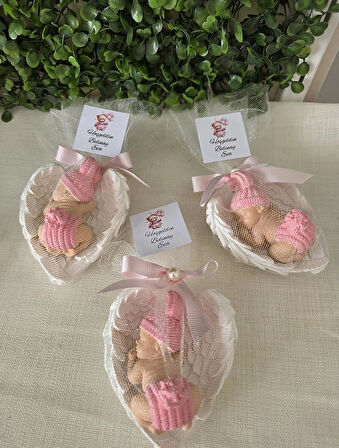 Kokulutaş kız bebek hediyelik 10 adet