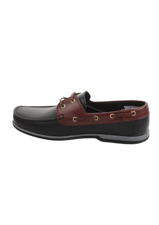 Riverland Y-03 Erkek Siyah-Kahve (40-45) Deri Casual Ayakkabı 