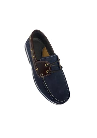 Riverland Y-03 Erkek Lacivert-Kahve (40-45) Nubuk Casual Ayakkabı 