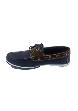 Riverland Y-03 Erkek Lacivert-Kahve (40-45) Nubuk Casual Ayakkabı 