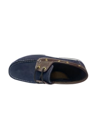 Riverland Y-03 Erkek Lacivert-Kahve (40-45) Nubuk Casual Ayakkabı 