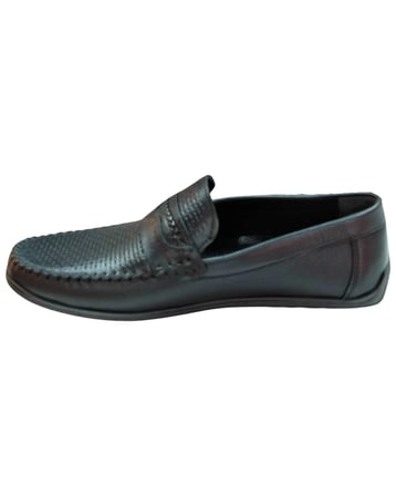 Smartmen Saraçlı 001 Erkek Siyah (39-45) Deri Casual Ayakkabı