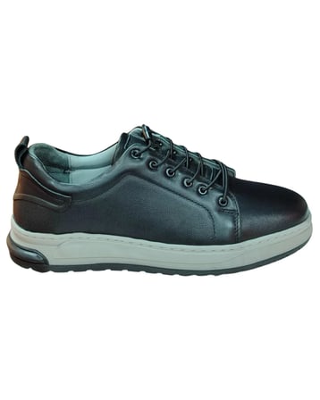 Hullgar 3056 Mdl Erkek Siyah (40-44) Deri Casual Ayakkabı