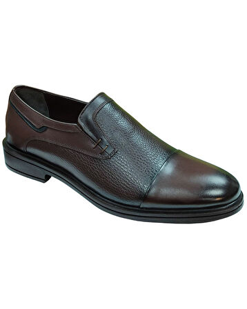 Nevzat Öge 098-Poli Erkek Kahve (40-44) Deri Klasik Ayakkabı