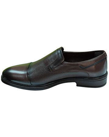 Nevzat Öge 098-Poli Erkek Kahve (40-44) Deri Klasik Ayakkabı