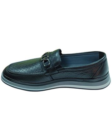 Serhan Ayakkabı 2009 Erkek Siyah (40-44) Deri Casual Ayakkabı 