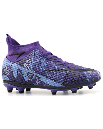 Laliga Air 600 Mdl. Mor-Siyah (36-40) Krampon Futbol Ayakkabı 