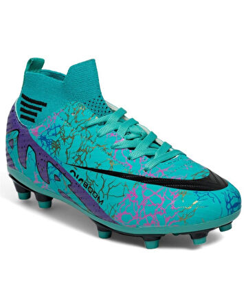 Laliga Air 565 Mdl. Turkuaz-Mor (36-40) Krampon Futbol Ayakkabı 