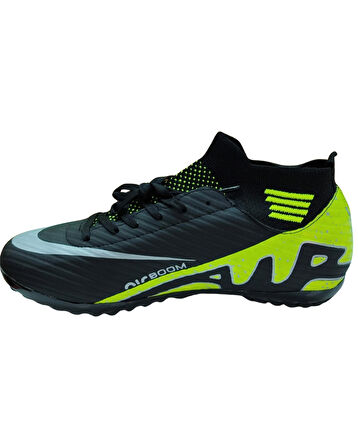 Laliga Air 565 Mdl. Siyah-Sarı (36-40) Halı Saha Futbol Ayakkabı 