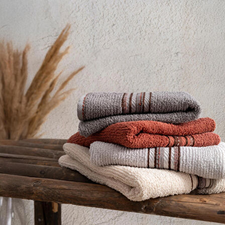 Ticotto Suna 50×85 cm %100 Pamuk Havlu Seti – 4’lü, Yüksek Emici, Yumuşak, El Yüz Havlusu