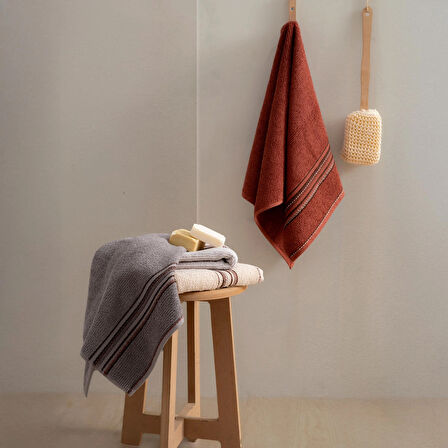 Ticotto Suna 50×85 cm %100 Pamuk Havlu Seti – 4’lü, Yüksek Emici, Yumuşak, El Yüz Havlusu