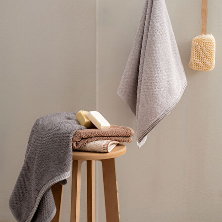 Ticotto Mira 50×85 cm %100 Pamuk Havlu Seti – 4'lü, Yüksek Emici, El Yüz Havlusu 