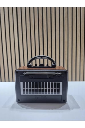 RT-773 Solar Bluetooth Fm-Usb-Tf-Aux Şarjlı Nostaljik Radyo