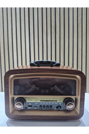 RT-741 Bluetooth Fm-Usb-Tf-Aux Şarjlı Nostaljik Radyo