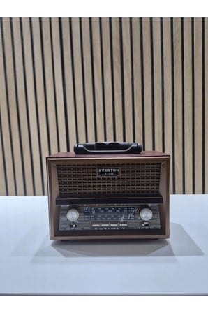 RT-558 Modern Bluetooth Fm-Usb-Tf-Aux Şarjlı Nostaljik Radyo