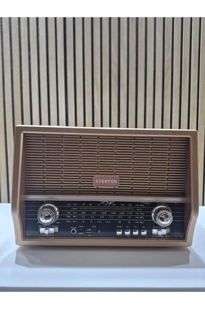 RT-505 Bluetooth Fm-Usb-Tf-Aux Şarjlı Nostaljik Radyo