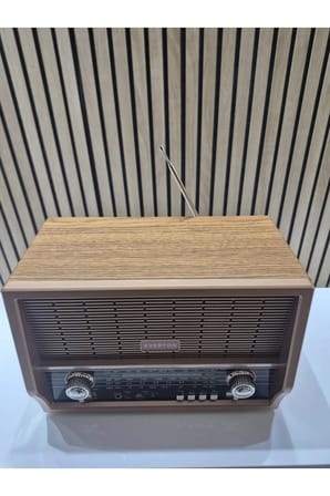 RT-505 Bluetooth Fm-Usb-Tf-Aux Şarjlı Nostaljik Radyo