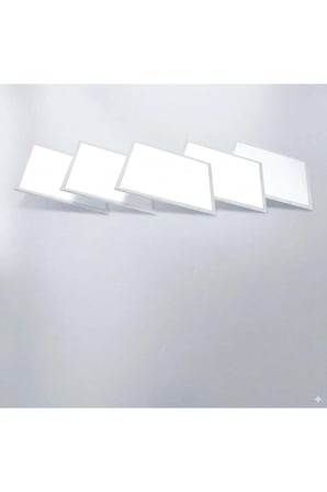 60x60 Sıva Altı LED Panel 4000K Backlight LED Panel Armatür 5'li Paket