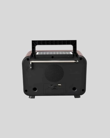 Şömine Efektli Solar Hoparlör Bluetooth 5.3 Radyo AUX USB TF Destekli