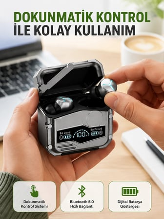 Bluetooth Kulaklık – Otomatik Eşleşme ve Stabil Bağlantı (Kopya)