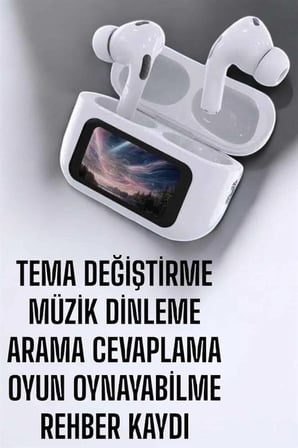 Bluetooth Kulaklık Kulakiçi Güçlü Ses Kaliteli Sesli Asistan
