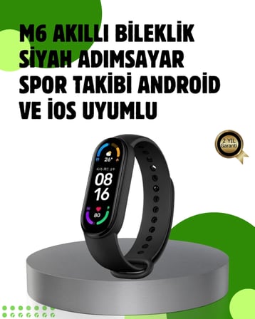 Bluetooth 5.0 Akıllı Bileklik – Kalp, Uyku Ve Aktivite Takibi