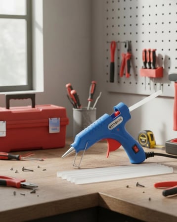 Kompakt Ve Hafif 20w Silikon Tabancası 7.5 Mm Silikon Uyumlu 5 Adet Hediye Silikon