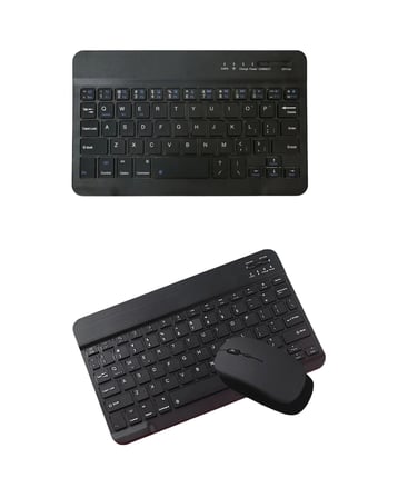 Kablosuz Klavye Ve Mouse Kombosu Bluetooth Uyumlu Sessiz Set