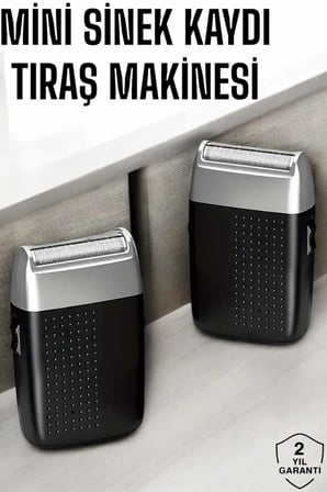Tıraş Makinesi Mini Sinek Kaydı Şarjlı Taşınabilir Paslanmaz Çelik