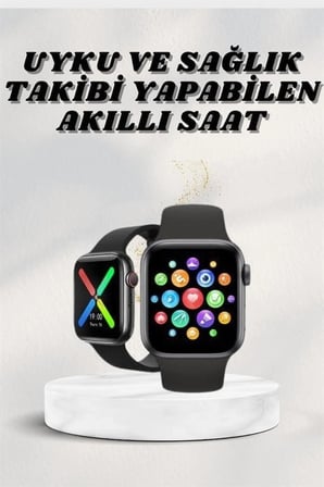 Akıllı Saat Wireless Şarj Yüksek Çözünürlüklü Müzik Dinleme Sesli Cevaplama Yeni Nesil