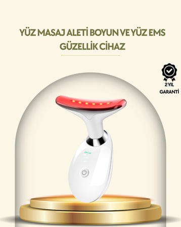 Kompakt ve Taşınabilir Cilt Bakım Cihazı – 3 Fonksiyonlu, USB Şarjlı, LED Işıklı Güzellik Aleti