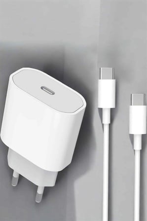 Güç Adaptörü ve Kablosu Şarj Aleti 15/15 Pro Max Uyumlu Hızlı Şarj
