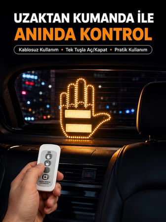 Naylon Bantlı Kolay Montajlı Araç Jest Işığı