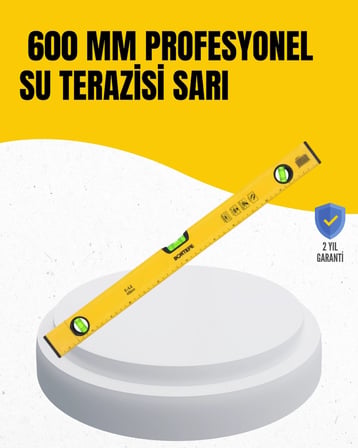 İnşaat Ve Ev Kullanımı İçin 600 Mm Su Terazisi