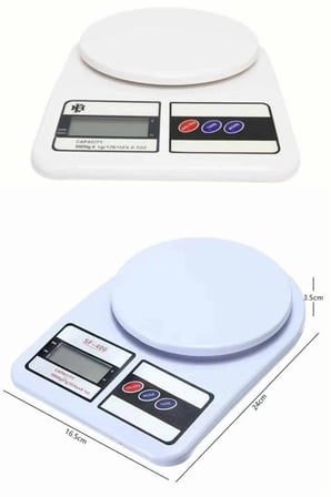 Dijital Hassas 10 Kg Mutfak Terazisi Tartısı Lcd Ekran Mutfak Tartısı