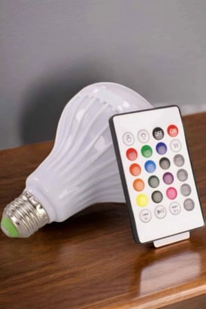 Kablosuz Bluetooth Hoparlör Led Lamba