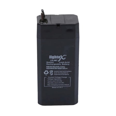 Lightex Lt-407 4v 0.7ah Işıldak Fener Aküsü