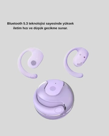 S05 Bluetooth 5.3 Kulaklık Ipx4 Su Geçirmez Hızlı Eşleşme Güçlü Stereo Ses