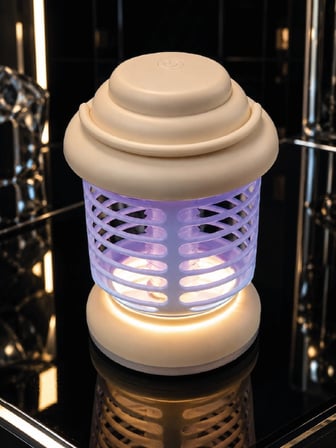 360° Koruma Izgaralı LED Sinek Kovucu Aydınlatma Lambası