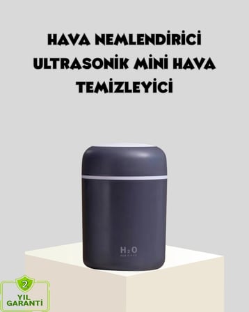 LED Işıklı USB Nemlendirici – Sürekli ve Aralıklı Püskürtme Modu