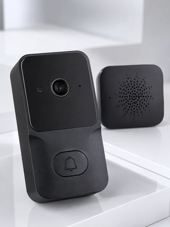 Wi-fi Akıllı Görüntülü Kapı Zili | Hd Kamera, Gece Görüşü Ve Telefon Bildirimli