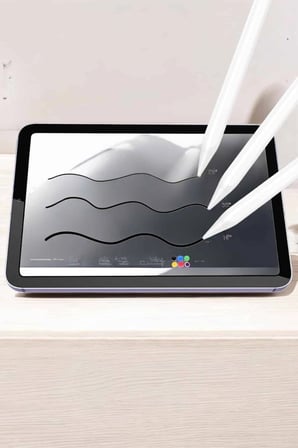 Tablet Kalemi iOS Android Windows Uyumlu Yedek Uçlu Universal Çizim Kalemi