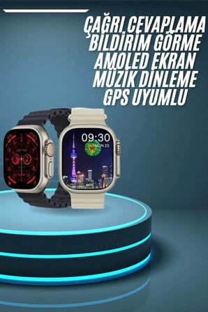 Akıllı Saat Çok Fonksiyonlu Uzun Pil Ömürlü Çağrı Cevaplayabilen Kol Saati